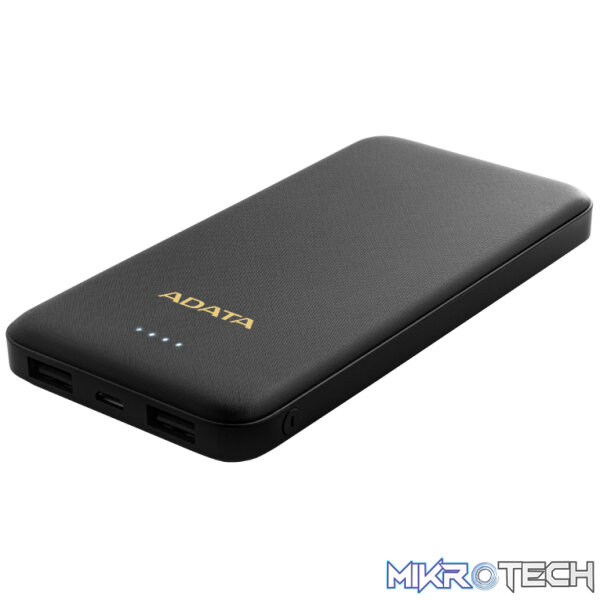 ADATA T10000 10000mAh Power Bank - Black - Image 4