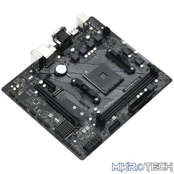 ASRock A520M-HVS AMD AM4 m-ATX Motherboard - Image 3