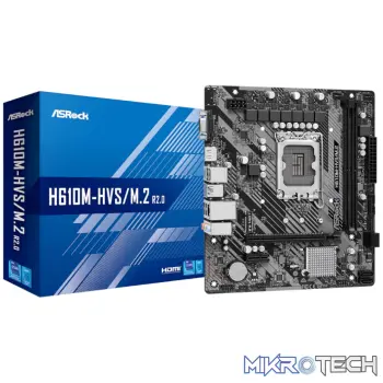 ASRock H610M-HVS/M.2 R2.0 Intel LGA 1700 m-ATX Motherboard