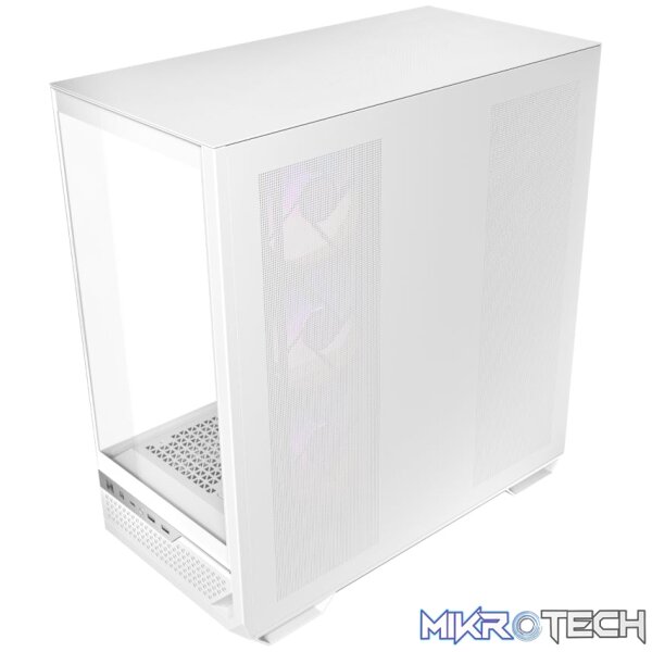 Antec C7 ARGB ATX Mid Tower Gaming Chassis – White - Image 6