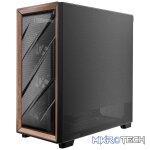 Antec FLUX ATX WOOD Mid Tower Gaming Chassis – Black - Image 4