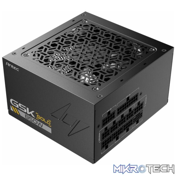 Antec GSK 850W PCIe 5.1 Gen5 80 PLUS Gold Fully Modular Power Supply Antec GSK 850W PCIe 5.1 Gen5 80 PLUS Gold Fully Modular Power Supply
