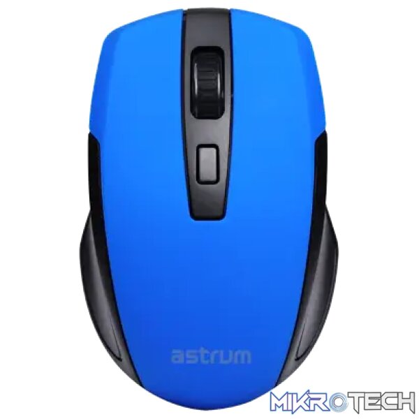 Astrum Wireless Optical Mouse Black/Red/Blue - Image 3