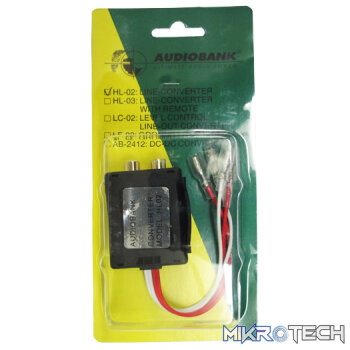 Audiobank HL-02 RCA Hi-Low Converter