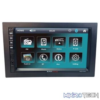 Blackspider BSDD1310SB  BT/USB/AUX Short Base Double Din Media Player
