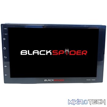Blackspider BSDD1460LB   7" Apple CarPlay Android Media BT/USB Double Din Radio