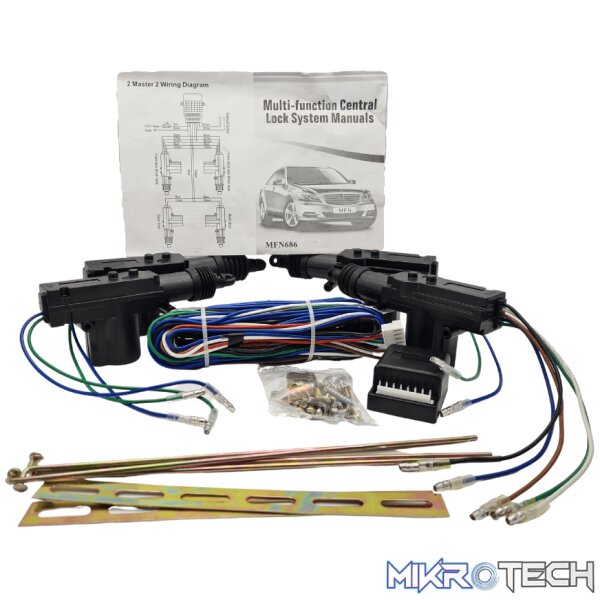Blackspider MFN686 Remote 4-Door Central Locking System Blackspider MFN686 Remote 4-Door Central Locking System