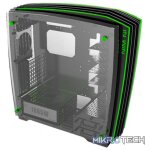 In-Win ca02 H-Frame 2.0 Black & Green E-ATX Open Frame Chassis
