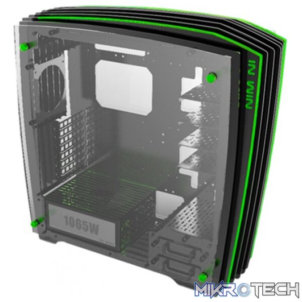 In-Win ca02 H-Frame 2.0 Black & Green E-ATX Open Frame Chassis In-Win ca02 H-Frame 2.0 Black & Green E-ATX Open Frame Chassis - Image 1