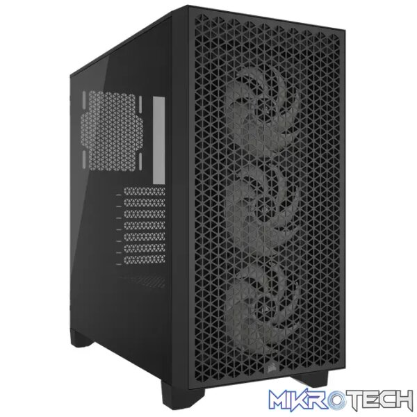 Corsair-3000D-Airflow-Mid-Tower-Chassis-Black-1 Corsair 3000D Airflow Mid-Tower Chassis - Black - Image 1