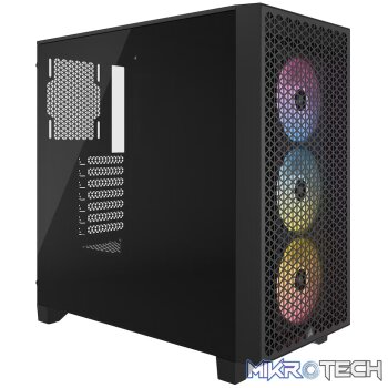 Corsair 3000D RGB Airflow Mid-Tower Chassis - Black