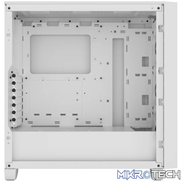 Corsair 3000D RGB Airflow Mid-Tower Chassis - White - Image 2