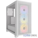 Corsair 3000D RGB Airflow Mid-Tower Chassis - White