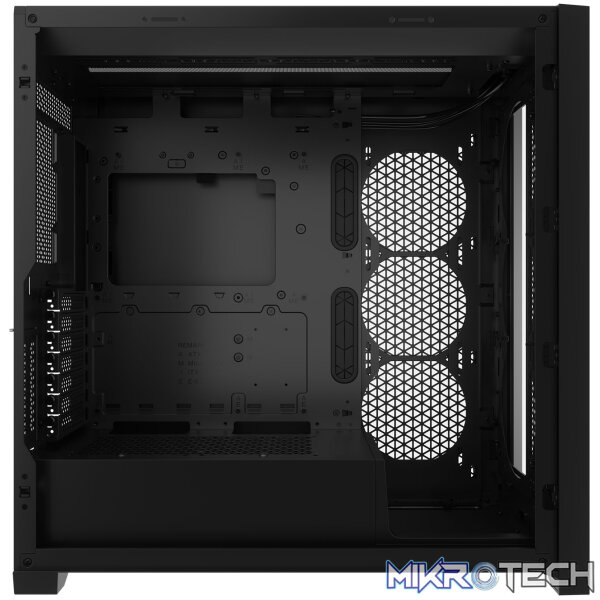 Corsair 5000D Core Airflow Tempered Glass Mid-Tower Black ATX Case - Image 2