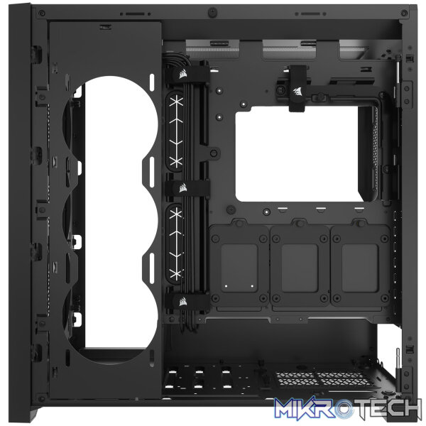 Corsair 5000D Core Airflow Tempered Glass Mid-Tower Black ATX Case - Image 3