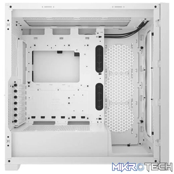 Corsair 5000D Core Airflow Tempered Glass Mid-Tower White ATX Case - Image 2