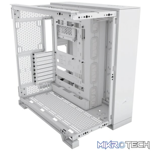 Corsair 6500D Airflow Dual Chamber White Mid-Tower Case - Image 2