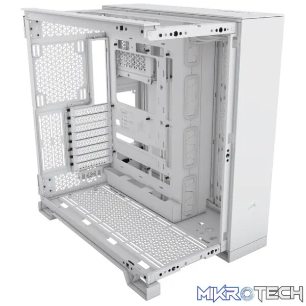 Corsair 6500X Dual Chamber White Mid-Tower Case - Image 6
