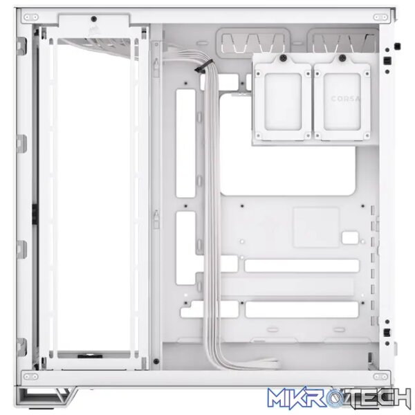 Corsair 6500X Dual Chamber White Mid-Tower Case - Image 7