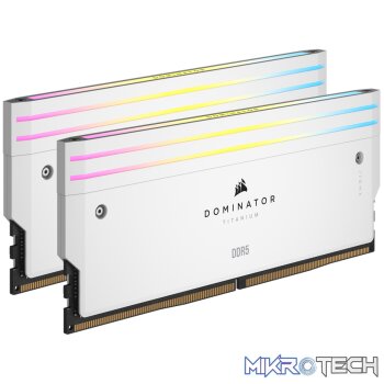 Corsair Dominator Titanium RGB 32GB (2x 16GB) DDR5-6400 CL32 Intel XMP Kit - 1.4V