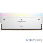Corsair Dominator Titanium RGB 96GB (2x 48GB) DDR5-6600 CL32 Kit - 1.4V, White - Image 3