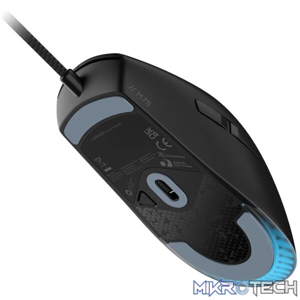 Corsair M75 Lightweight RGB Ambidextrous Gaming Mouse - Image 6