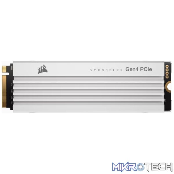 Corsair MP600 Pro LPX M.2 NVMe PCIe Gen4 x4 1TB SSD (White) - Image 3