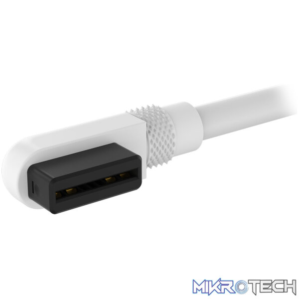 Corsair iCUE LINK 200mm 90° Cable, 2-pack, White - Image 3