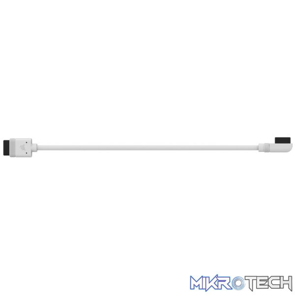 Corsair iCUE LINK 200mm 90° Cable, 2-pack, White - Image 4