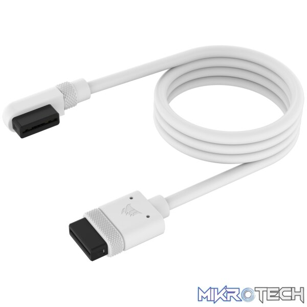 Corsair iCUE LINK 600mm 90° Cable - White - Image 3