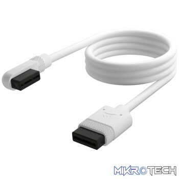 Corsair iCUE LINK 600mm 90° Cable - White