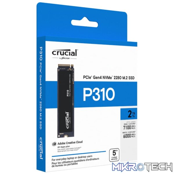 Crucial P310 500GB M.2 NVMe 3D NAND SSD - Image 6
