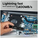 Crucial T500 4TB M.2 NVMe Gen4 NAND SSD - Image 3