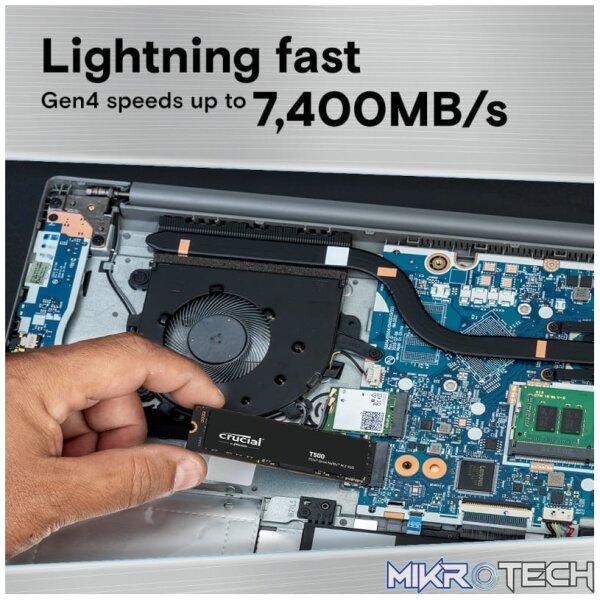 Crucial T500 4TB M.2 NVMe Gen4 NAND SSD - Image 3