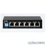D-Link 6-Port Gigabit Ethernet Long Range PoE Switch (4x PoE + 2x Uplink) - Image 2