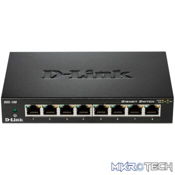 D-Link Giga Express  DGS-108 8-Port Gigabit Unmanaged Switch