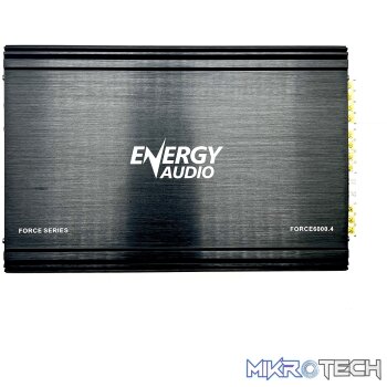 Energy Audio FORCE6000.4 6000W 60RMSX4 4-Channel Amplifier