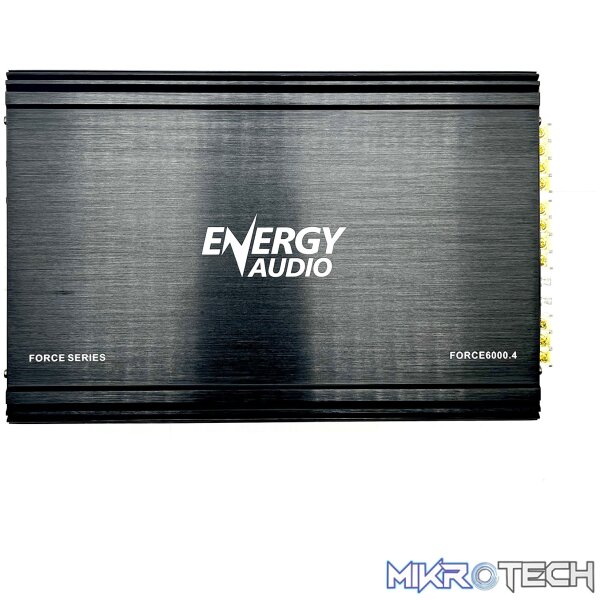 Energy Audio FORCE6000.4 6000W 60RMSX4 4-Channel Amplifier Energy Audio FORCE6000.4 6000W 60RMSX4 4-Channel Amplifier