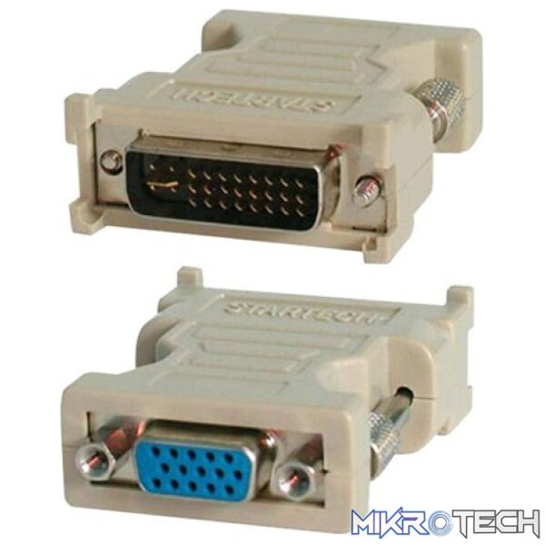 Generic DVI-I Male to D-Sub Female Adapter Generic DVI-I Male to D-Sub Female Adapter