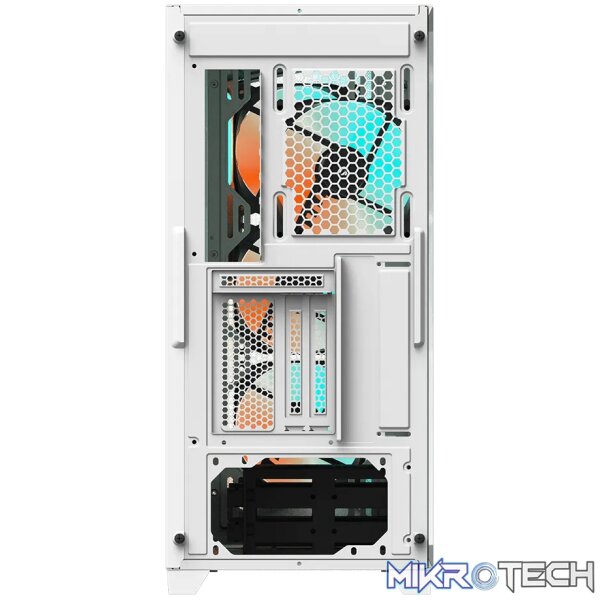 Gigabyte C301 Glass White RGB Gaming Chassis (no PSU, ATX) - Image 3