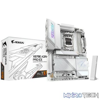 Gigabyte X870E Aorus Pro Ice Motherboard
