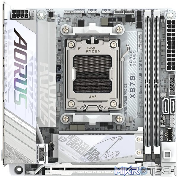 Gigabyte X870I AORUS Pro Ice Mini-ITX Motherboard - Image 2