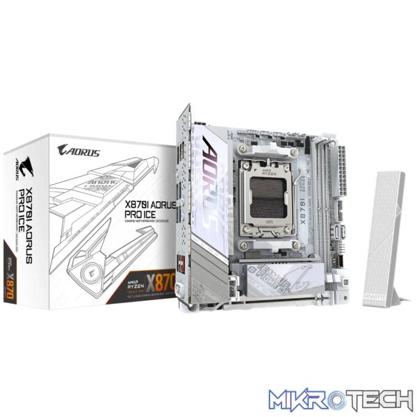 Gigabyte X870I AORUS Pro Ice Mini-ITX Motherboard Gigabyte X870I AORUS Pro Ice Mini-ITX Motherboard