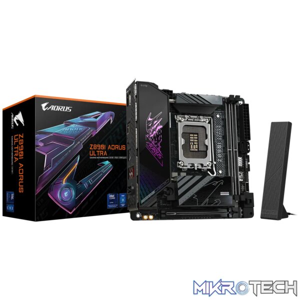 Gigabyte Z890I Aorus Ultra WiFi7 Motherboard Gigabyte Z890I Aorus Ultra WiFi7 Motherboard