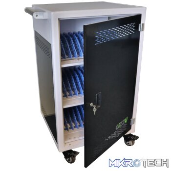 Gizzu 36 Bay Type-C Storage Charging Trolley for 15.6" Laptops