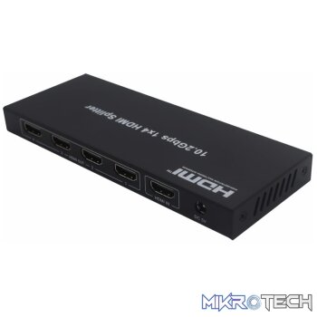 HDCVT 1x4 HDMI 1.4 Splitter 4K with EDID Management