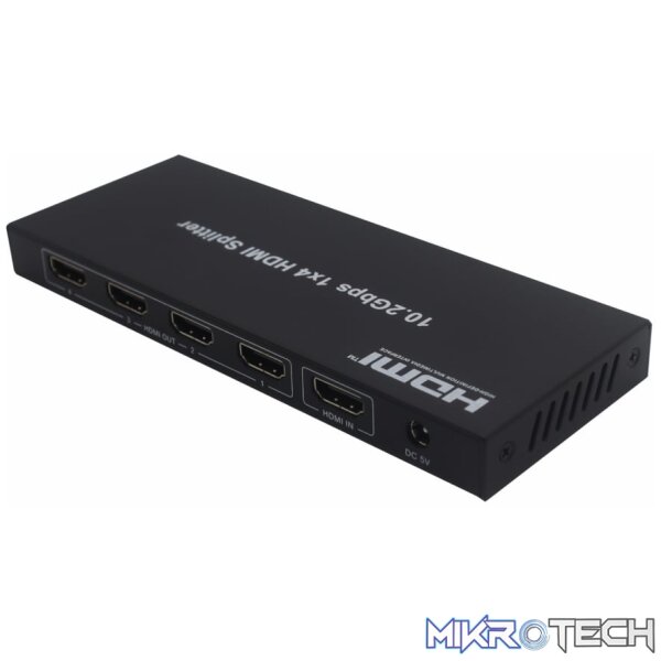HDCVT 1x4 HDMI 1.4 Splitter 4K with EDID Management HDCVT 1x4 HDMI 1.4 Splitter 4K with EDID Management