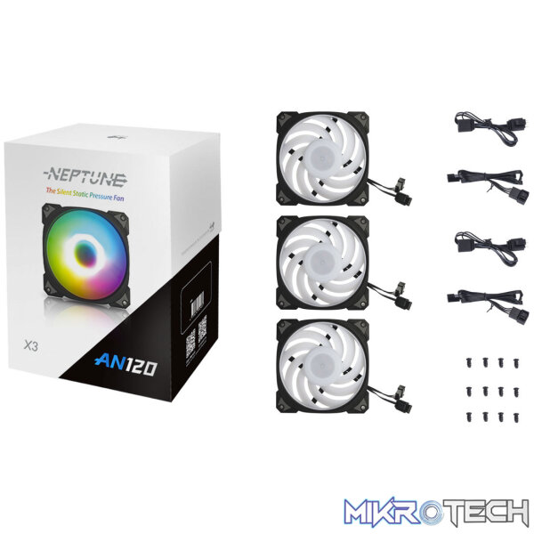 InWin Neptune AN120 Silent Static Pressure Fan Kit - Image 6
