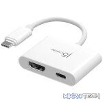 J5 Create JCA152 USB-C to 4K HDMI Adapter with Power Delivery