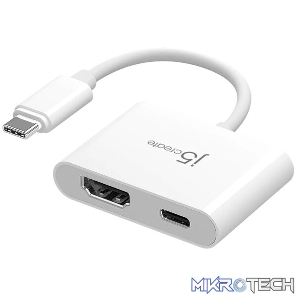 J5-Create-JCA152-USB-C-to-4K-HDMI-Adapter-with-Power-Delivery-1 J5 Create JCA152 USB-C to 4K HDMI Adapter with Power Delivery - Image 1